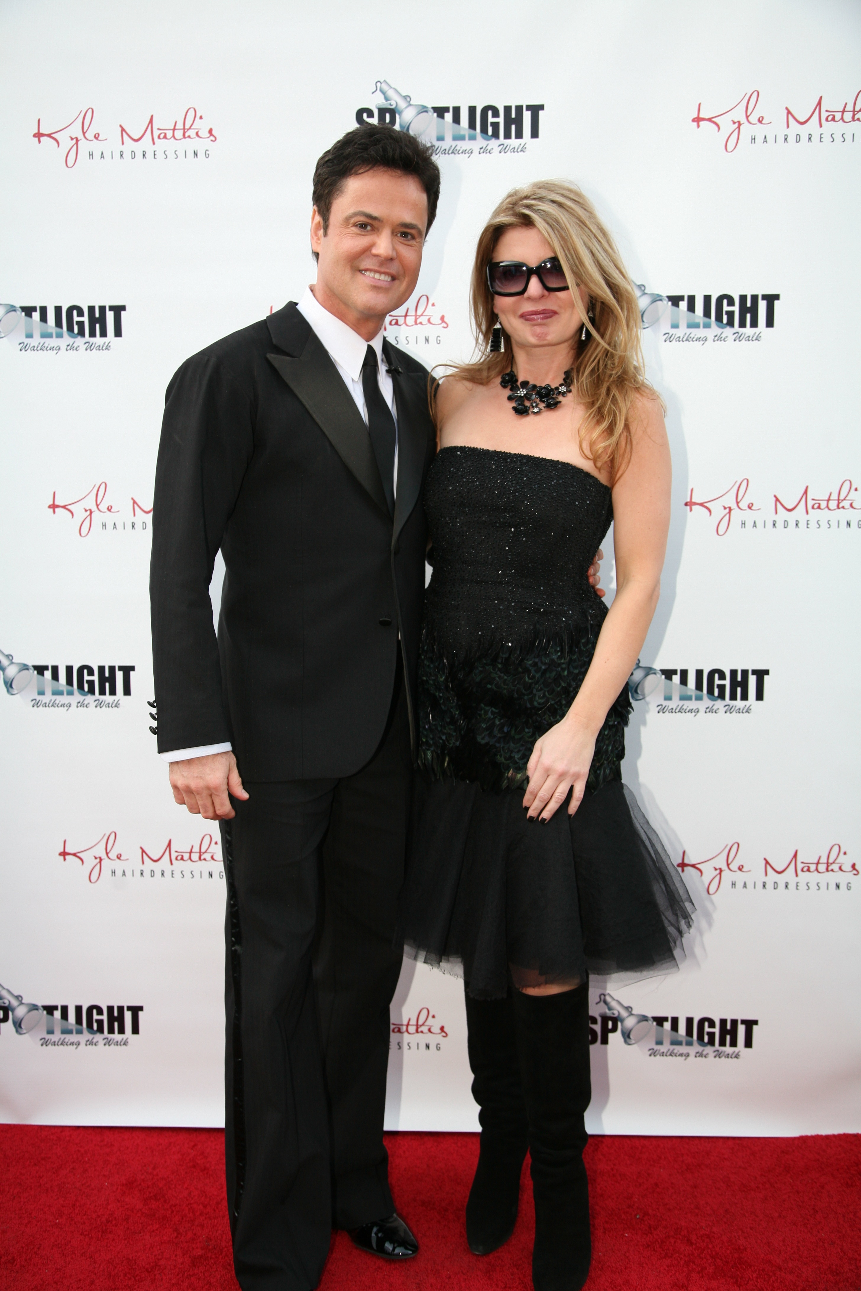 Adrienne Papp and Dancing with the Stars winner, Donny Osmond at the Finale of the show, November 24, 2009