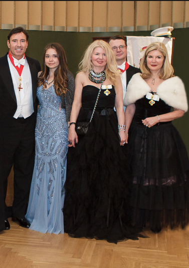 Sir Garth Fisher, MD and Dame Adrienne Papp, Helsinki, Finland, February 2014