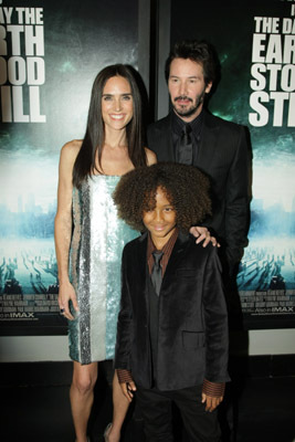 Jennifer Connelly, Keanu Reeves and Jaden Smith at event of The Day the Earth Stood Still (2008)