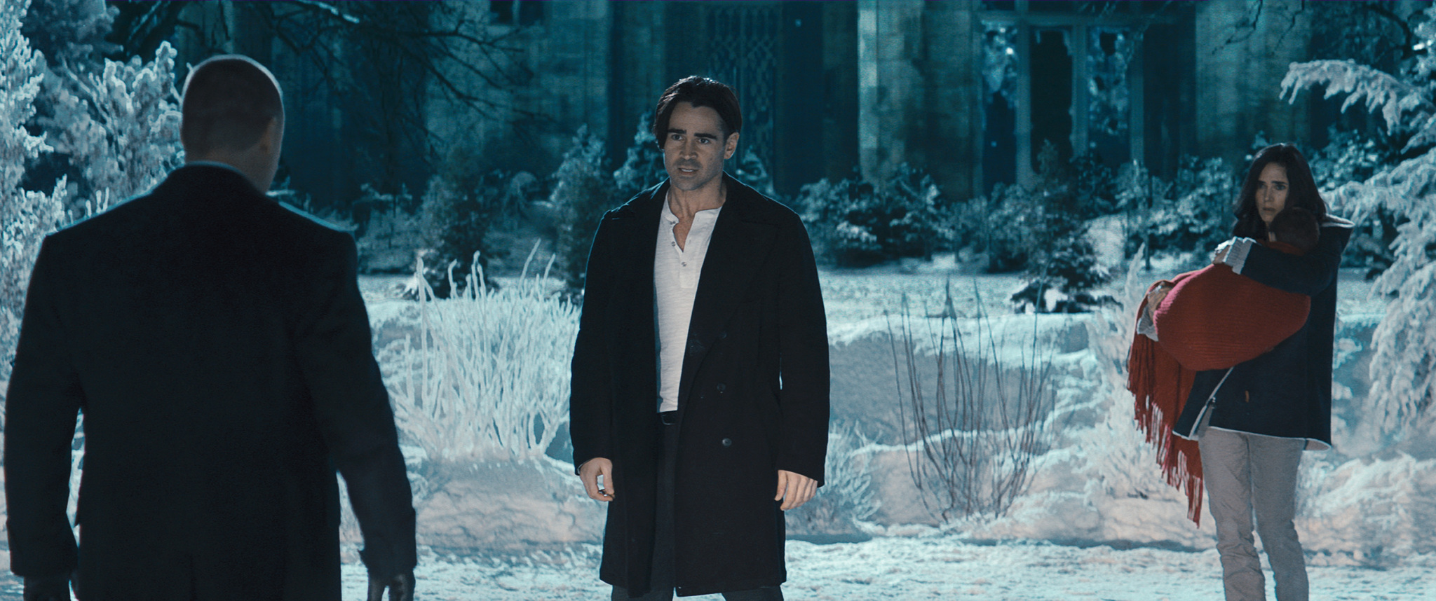 Still of Jennifer Connelly, Russell Crowe and Colin Farrell in Ziemos pasaka (2014)