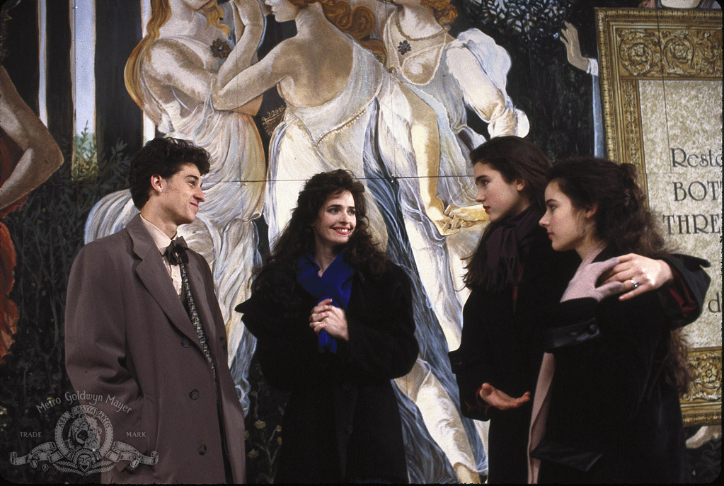 Still of Jennifer Connelly and Patrick Dempsey in Some Girls (1988)