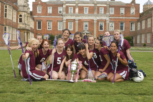 Still of Emma Roberts, Juno Temple, Linzey Cocker, Ruby Thomas, Sophie Wu and Kimberley Nixon in Wild Child (2008)