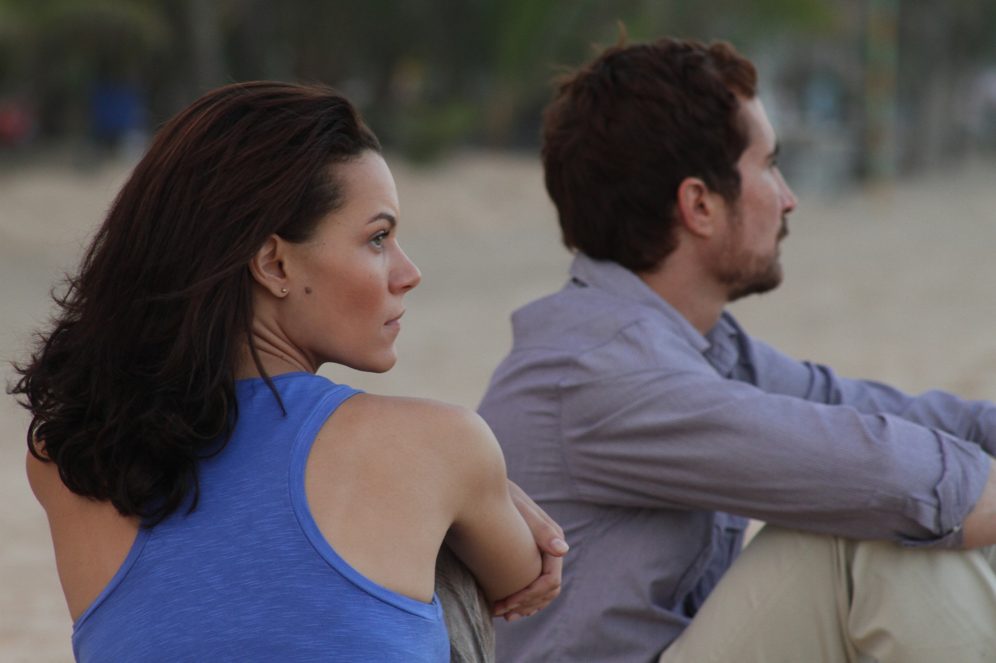 Still of João Miguel and Hermila Guedes in Era Uma Vez Eu, Verônica (2012)