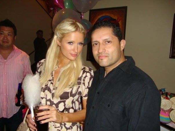 At Grammy's After Party with Paris Hilton.