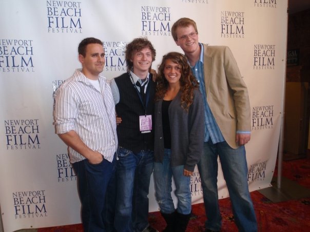 Spencer Reed and the cast of Half Alive at the Newport Beach Film Festival