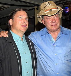 Steve Sabo and William Shatner at William Shatner's Charity Horse Show.