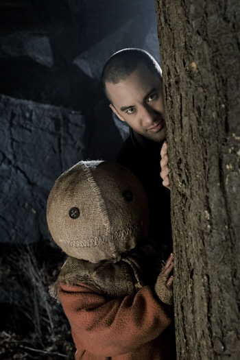 Trick 'R Treat - Quinn as Sam with Director Michael Dougherty