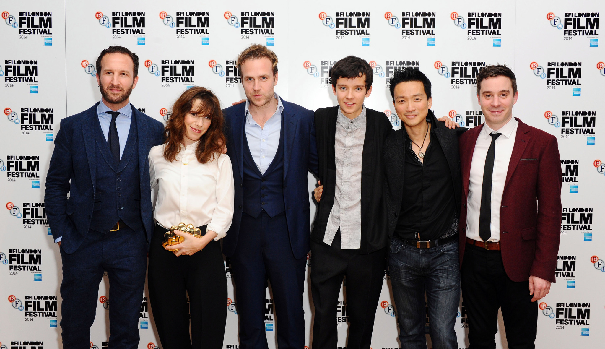 Sally Hawkins, Rafe Spall, Morgan Matthews, Asa Butterfield and Orion Lee at event of X+Y (2014)