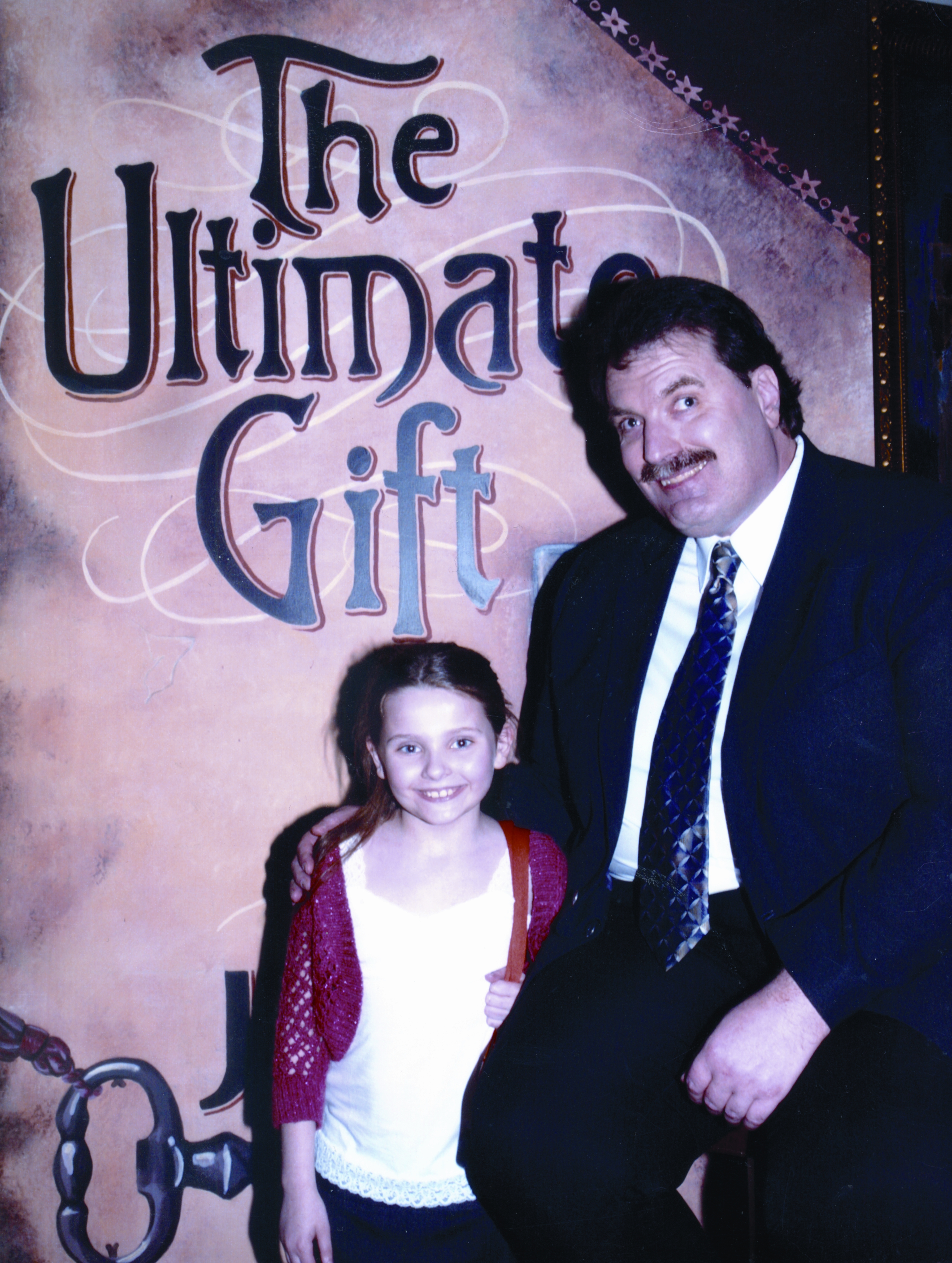 Jim Stovall and Abigail Breslin