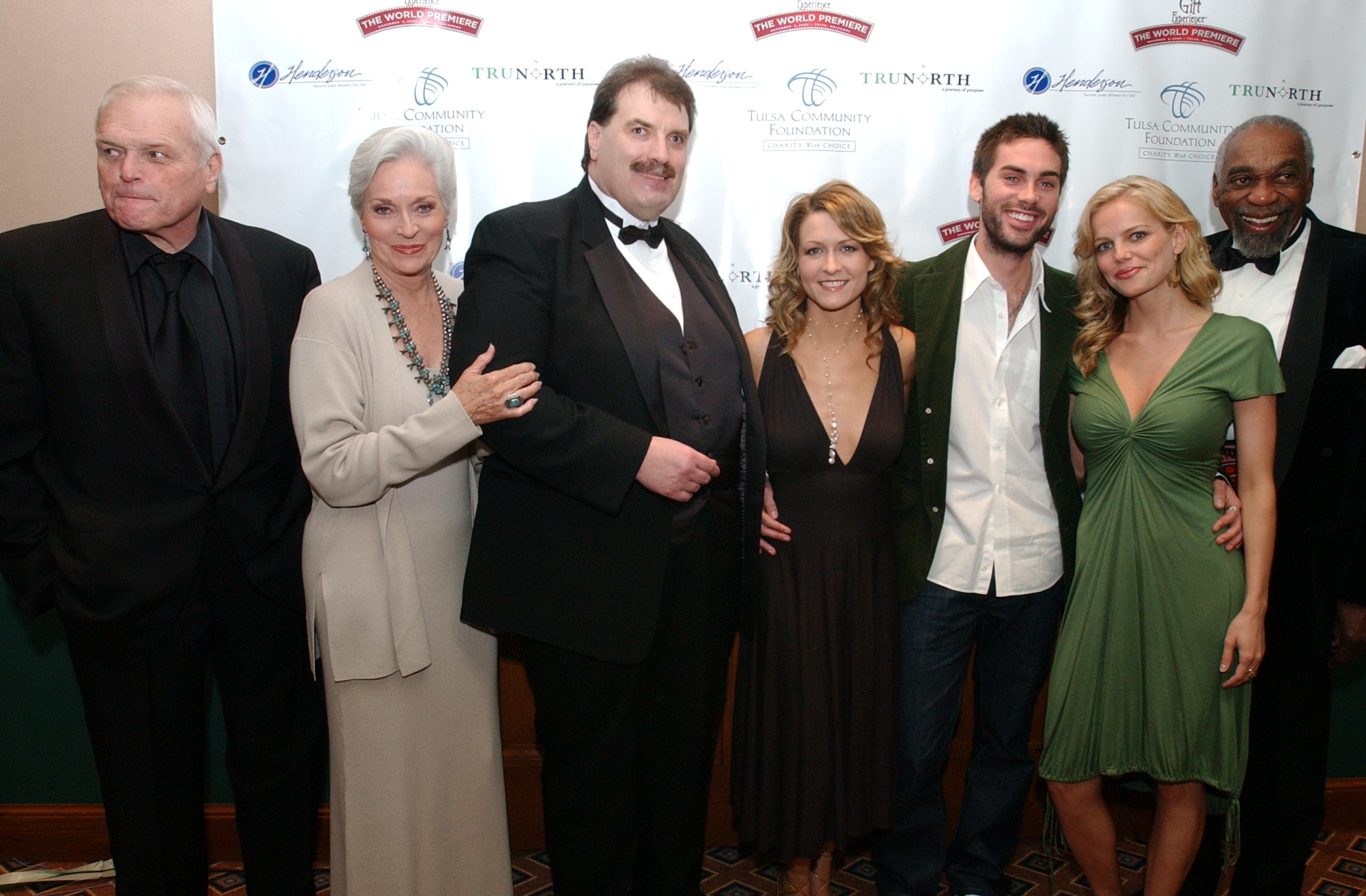 Jim Stovall with the cast from The Ultimate Gift
