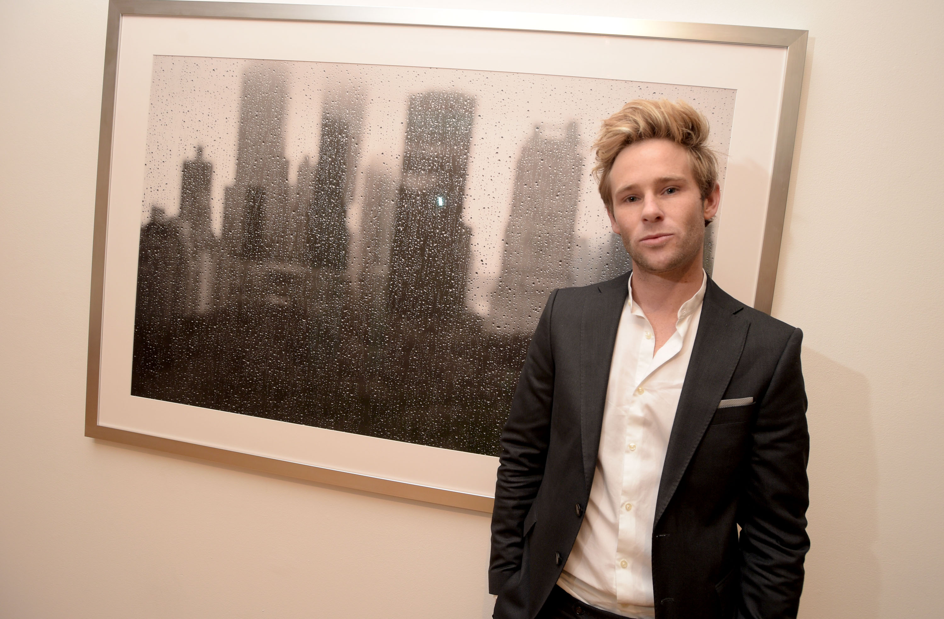 LOS ANGELES, CA - MAY 09: Artist Bryan Fox attends We. Alone. a photography exhibit by Bryan Fox at Think Tank Gallery on May 9, 2015 in Los Angeles, California.