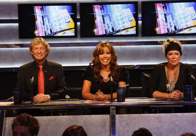 Still of Nigel Lythgoe, Mia Michaels and Mary Murphy in So You Think You Can Dance (2005)
