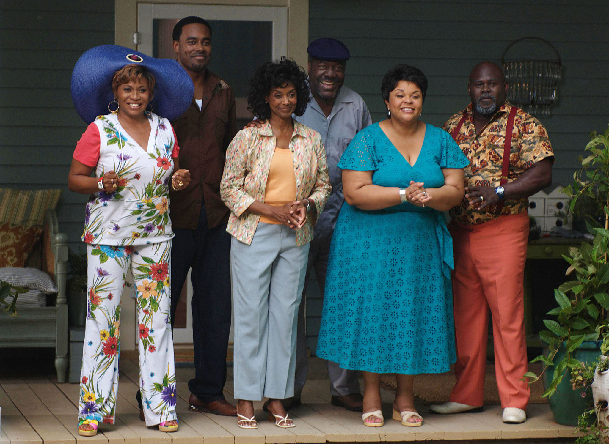 Still of Margaret Avery, Frankie Faison, Jenifer Lewis, Tamela J. Mann, Lamman Rucker and David Mann in Meet the Browns (2008)