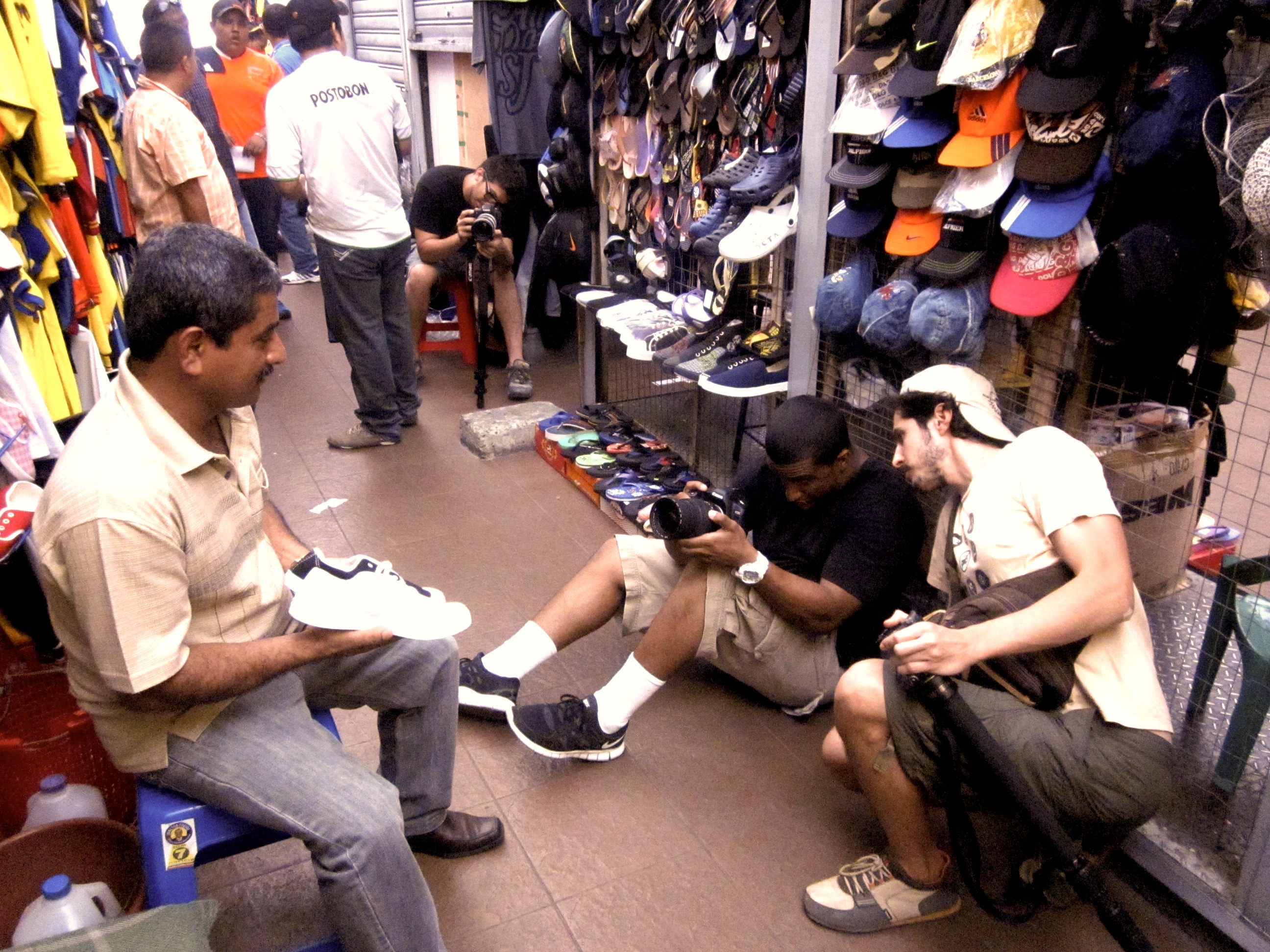 Filming video for Juntos shoe company in Guayaqil, Ecuador.