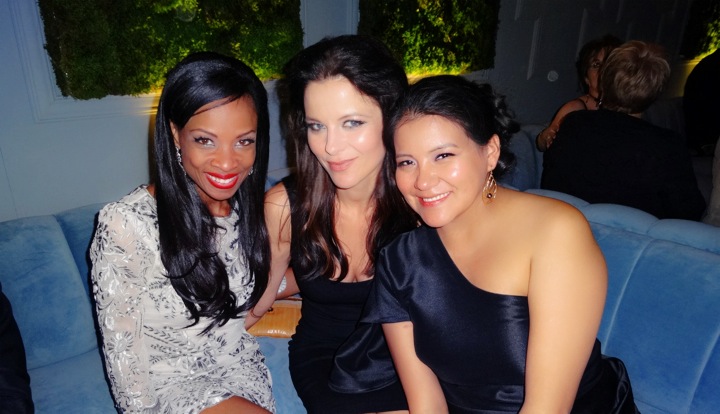 Karen Elmore, Olja Hrustic, and Misty Upham at SAG Awards PEOPLE Magazine After Party 2014