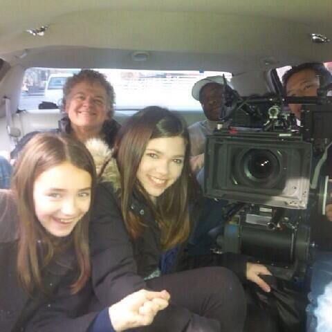 Crowded limo. Maple Ridge, B.C. March 2014