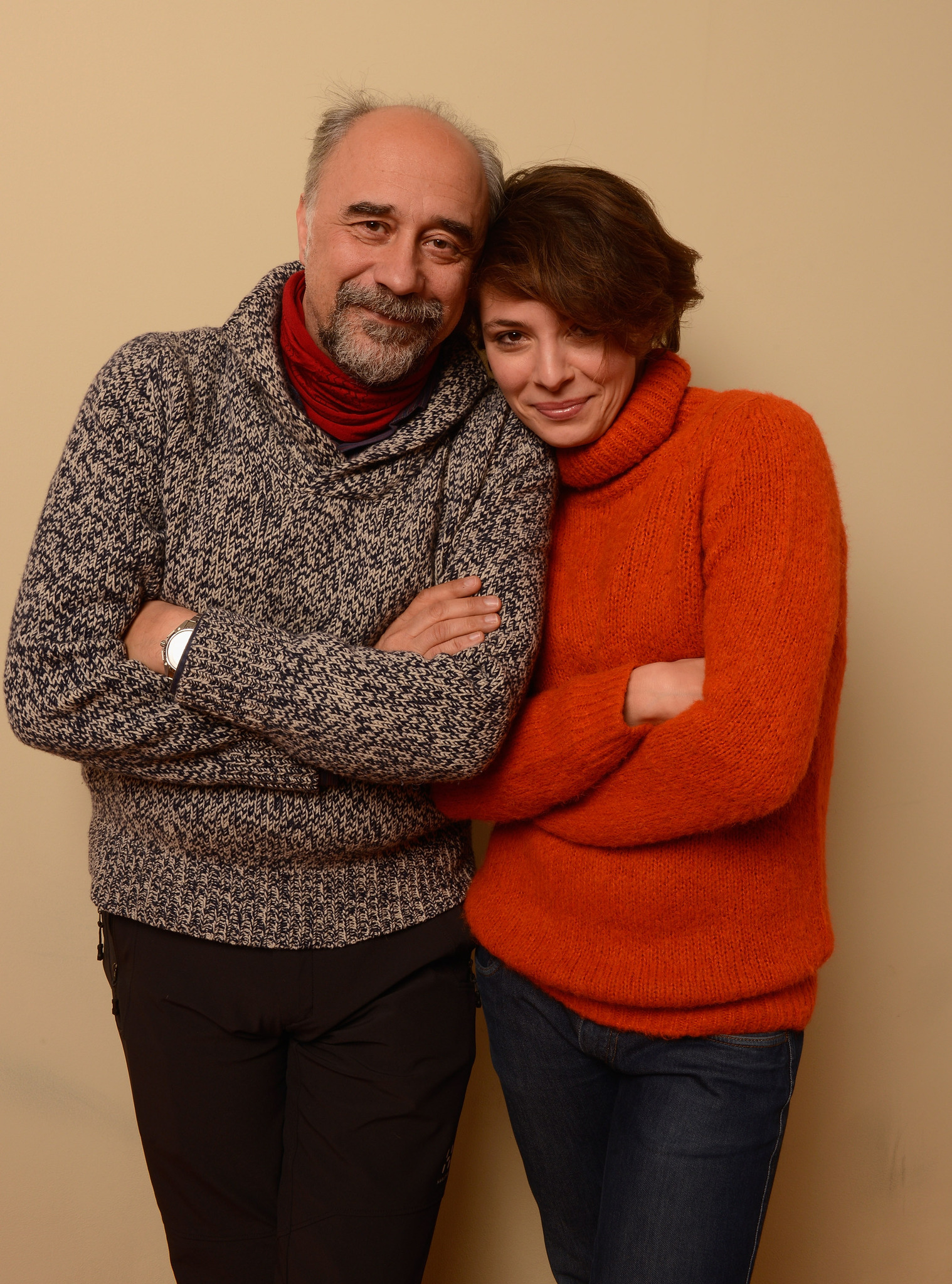 Jasmine Trinca and Giorgio Diritti at event of Un giorno devi andare (2013)