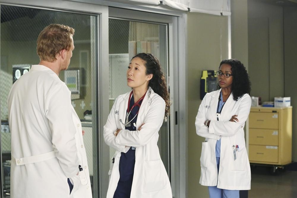 Still of Kevin McKidd, Sandra Oh and Jerrika Hinton in Grei anatomija (2005)