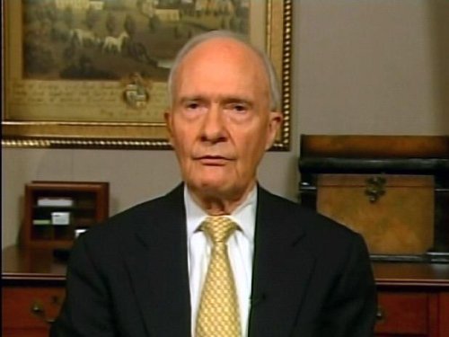 Still of Brent Scowcroft in Charlie Rose (1991)