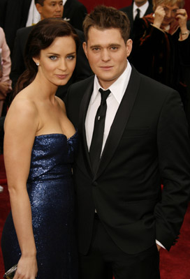 Michael Bublé and Emily Blunt at event of The 79th Annual Academy Awards (2007)