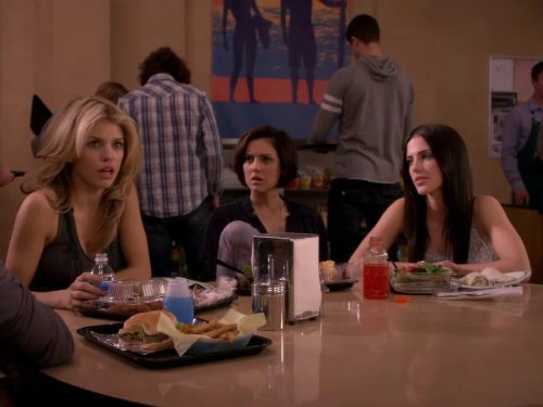 Still of AnnaLynne McCord, Jessica Stroup and Jessica Lowndes in 90210 (2008)