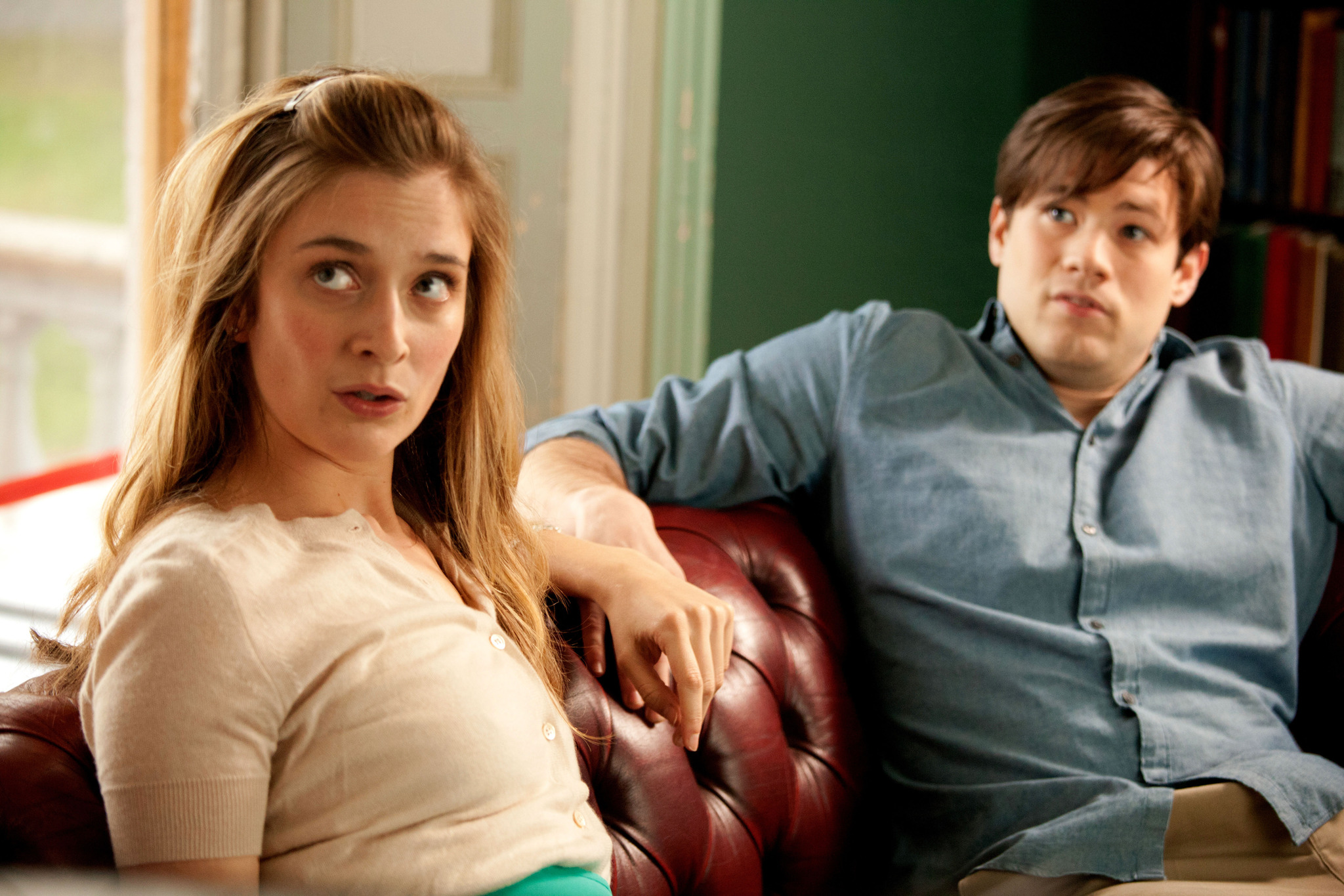 Still of Carrie MacLemore and Ryan Metcalf in Damsels in Distress (2011)