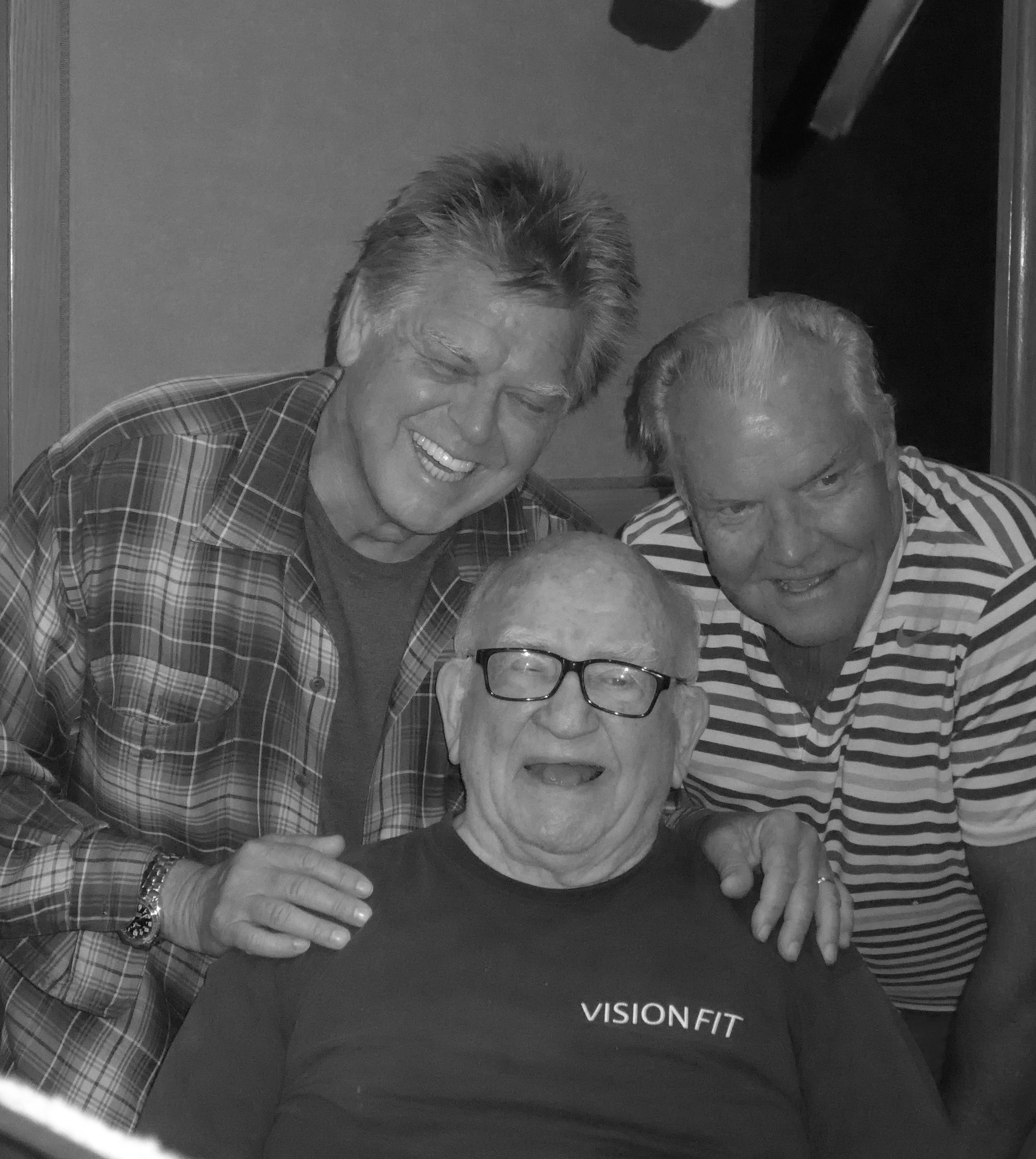 Patrick Fraley with Pals Peter Jason and Ed Asner.