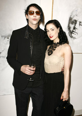 Marilyn Manson and Dita Von Teese