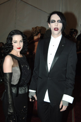 Marilyn Manson and Dita Von Teese