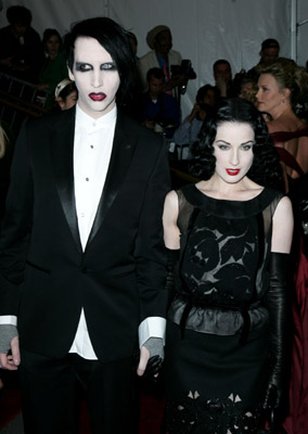 Marilyn Manson and Dita Von Teese