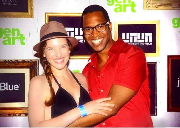 (R-L) Emilie Miller & Jamal Caesar