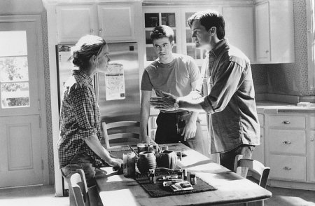 Still of Elisabeth Shue, Dermot Mulroney and Kyle MacLachlan in The Trigger Effect (1996)