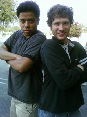 On the set of 'The Weight' - Phillip Jordan and Dalton Leeb