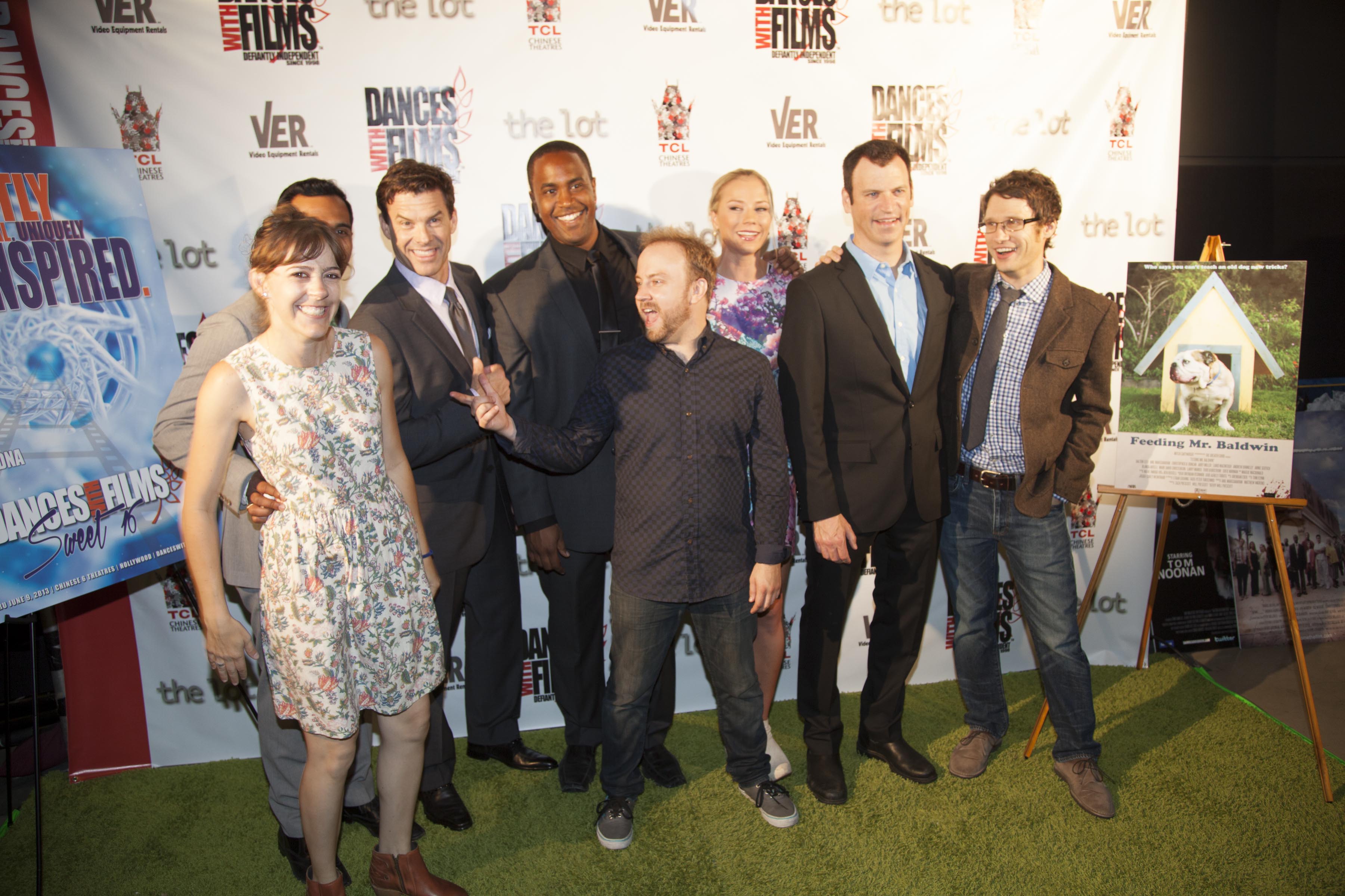'Dances with Film' for the LA premiere of 'Feeding Mr. Baldwin' - Abby Miller, Anil Margsahayam, Laird Macintosh, Ryan Vincent Anderson, Mark David Christenson, Sofie Norman, Andrew Donnelly, and Dalton Leeb