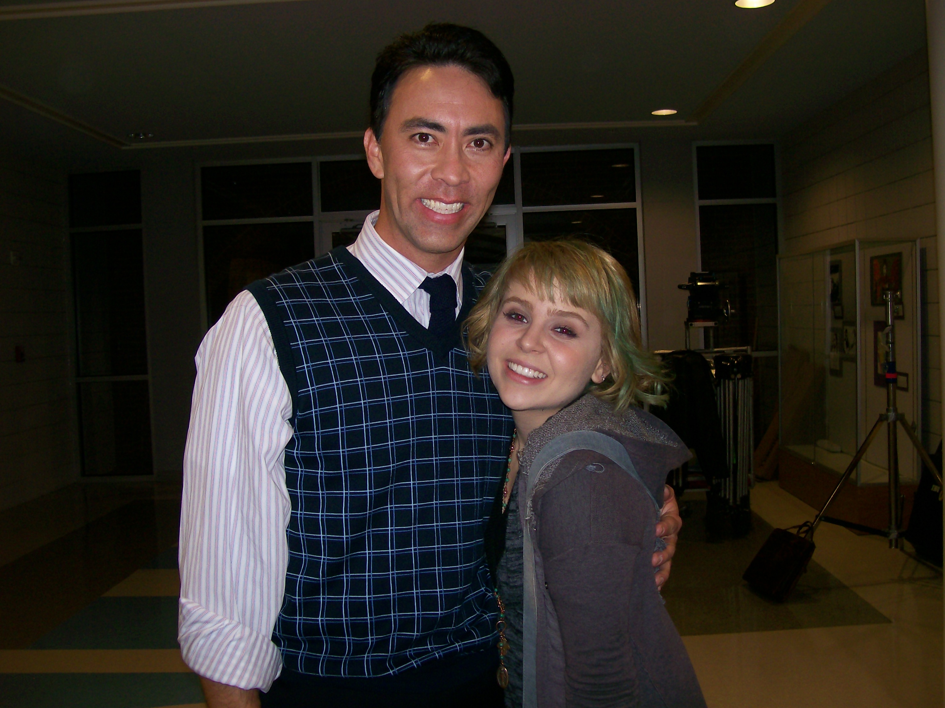 With Mae Whitman