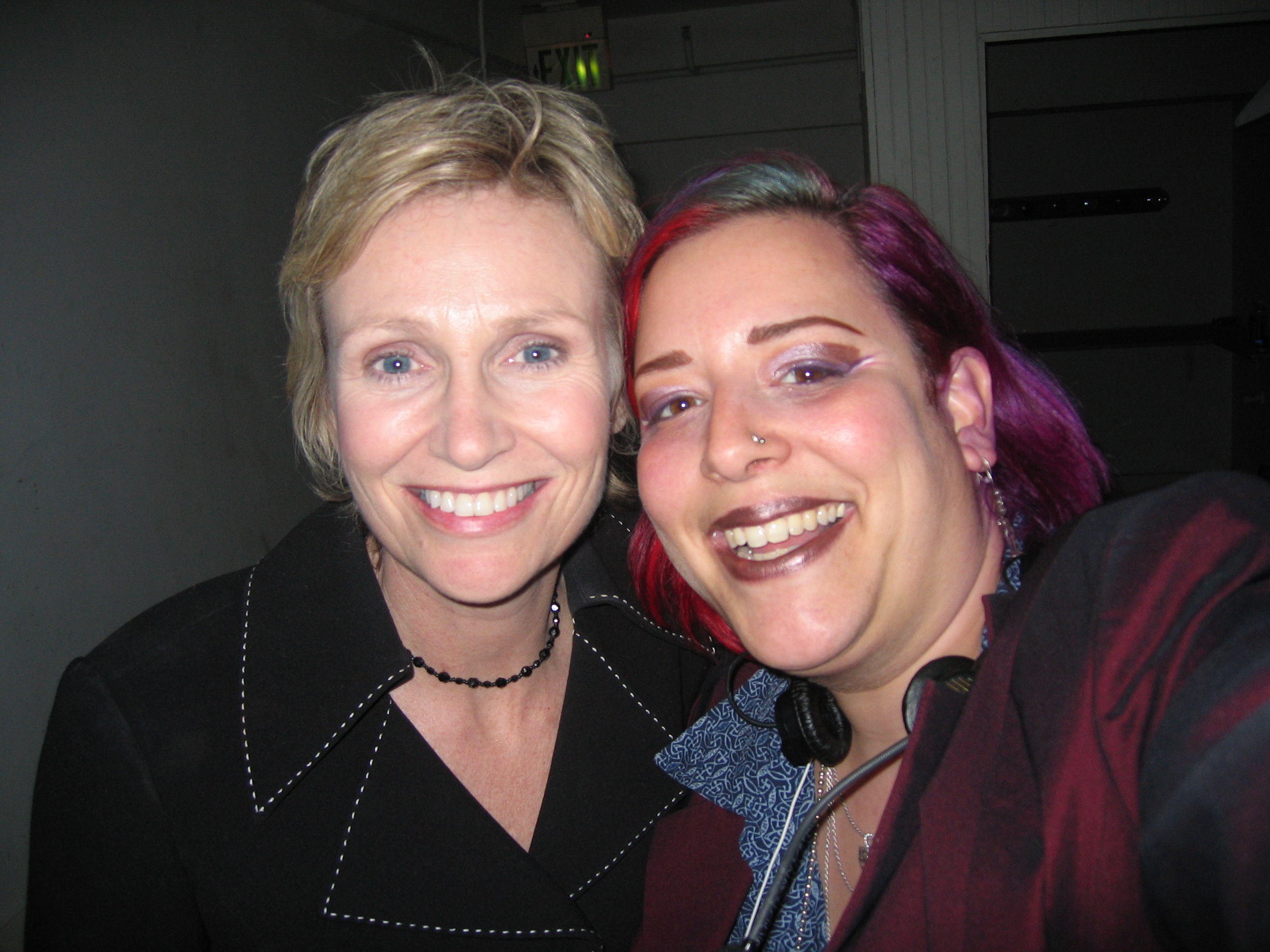 Jane Lynch and SKY Palkowitz