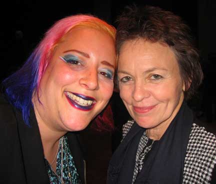 SKY Palkowitz and Laurie Anderson