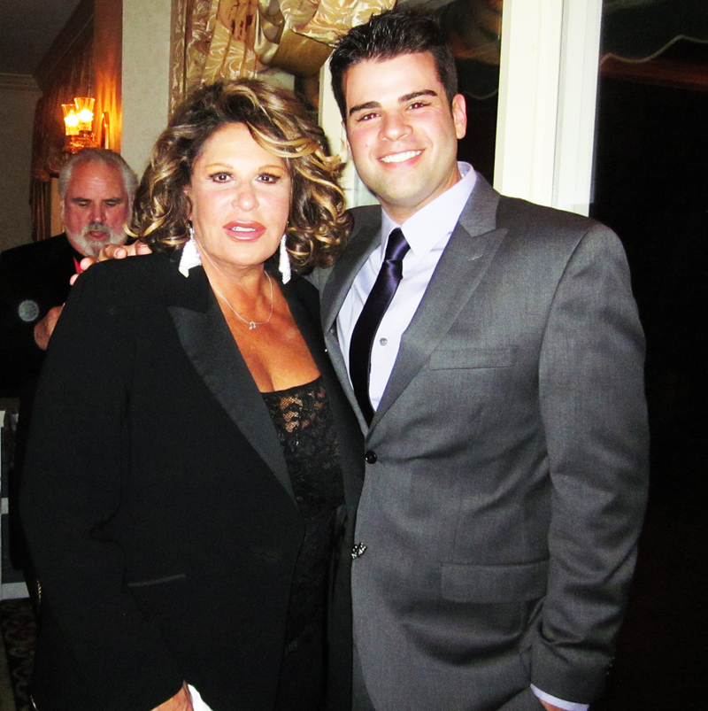 Joe Sernio and Lainie Kazan at the 2011 Garden State Film Festival. Both were honored with awards at the festival. Joe Sernio won The Robert Pastorelli Rising Star Award For Acting.