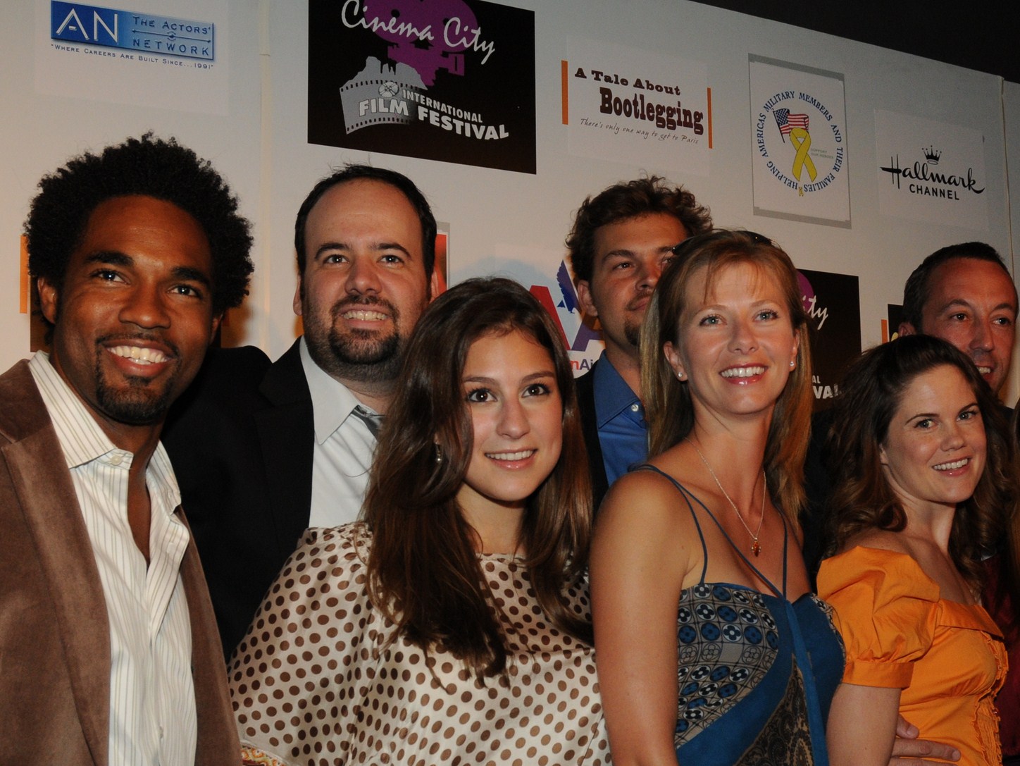 Cast of BROKEN WINDOWS 2nd Annual Cinema City Intl. Film Festival. From left: Jason Winston George, Kirstin Benson, Sara Jane Nash, Jennifer Hall