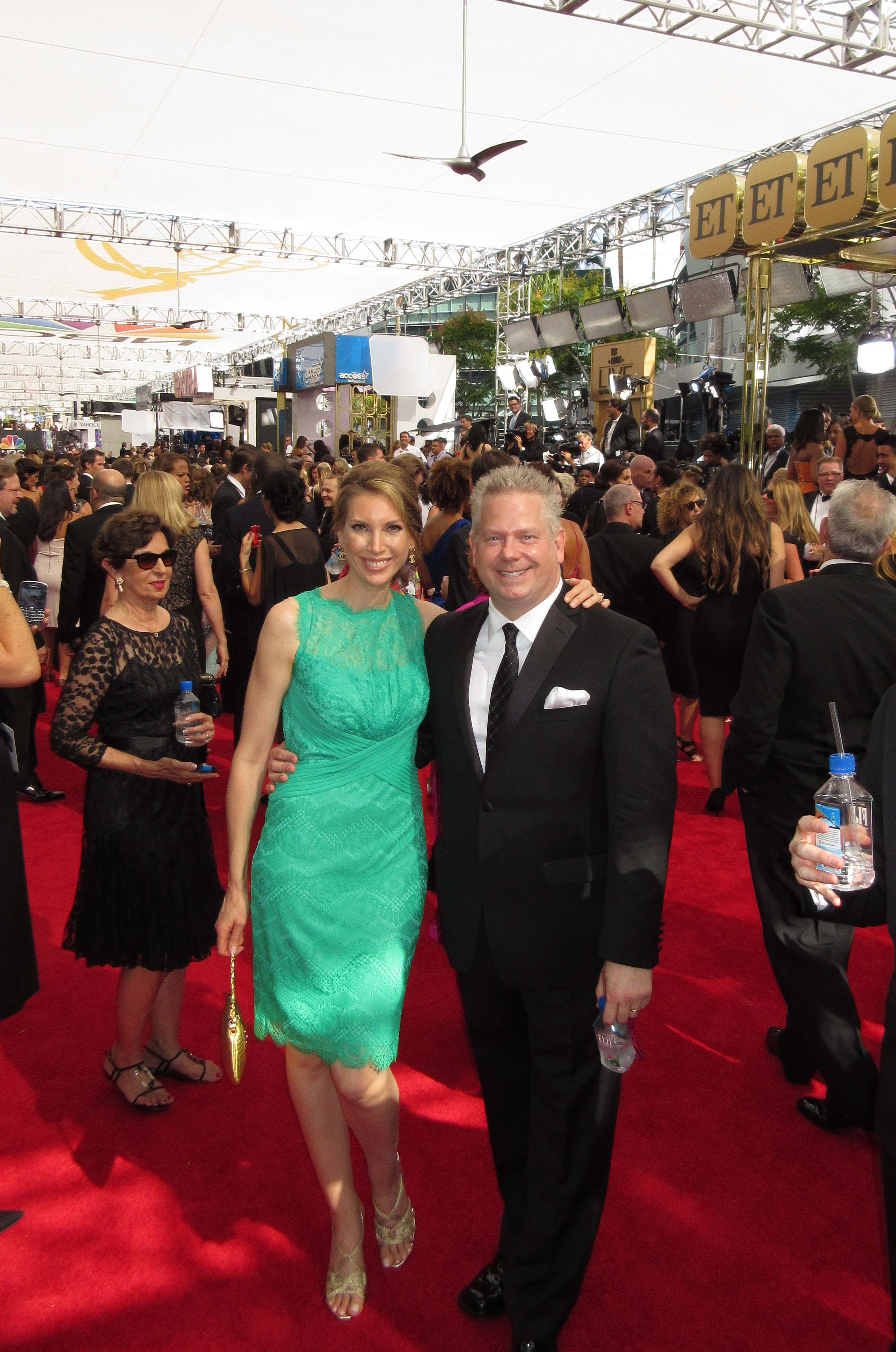 66th Primetime Emmy Awards (with husband Robert Zotnowski)