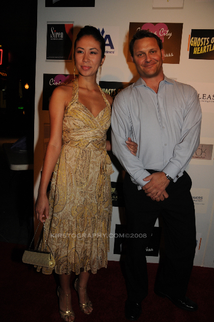 Elaine Loh with Kevin E. West at Cinema City Film Festival