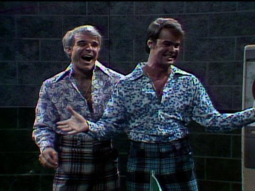 Still of Dan Aykroyd and Steve Martin in Saturday Night Live (1975)