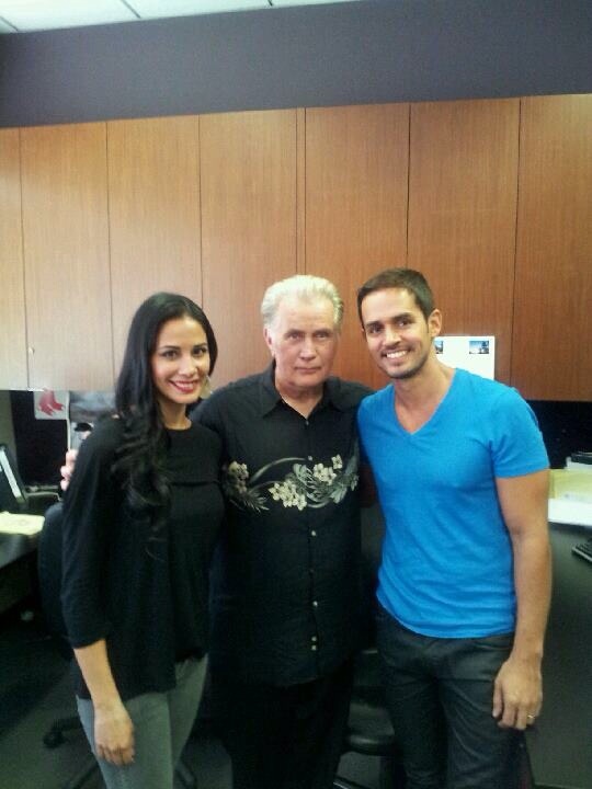 With Martin sheen