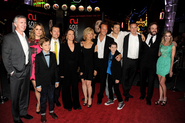 Lindsay Seim attends event Insidious: Chapter 2 premiere at Universal Citywalk with Steve Coulter, Rose Byrne, Ty Simpkins, Leigh Whannell, Barbara Hershey, Lin Shaye, Patrick Wilson, Andrew Astor Jason Blum and Angus Sampson September 10, 2013