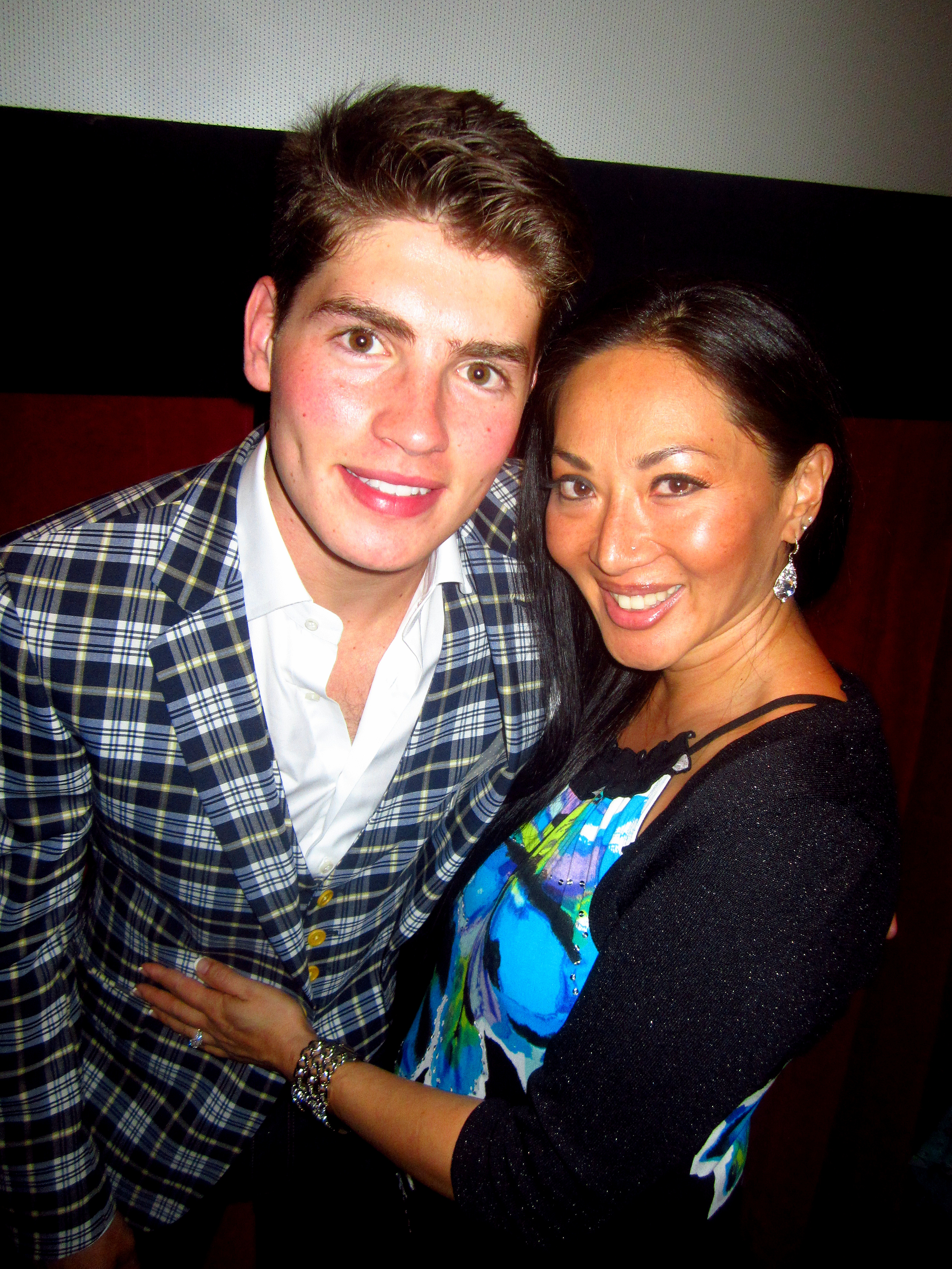 With Greg Sulkin ( Wizards of Weaverly Place ) at 