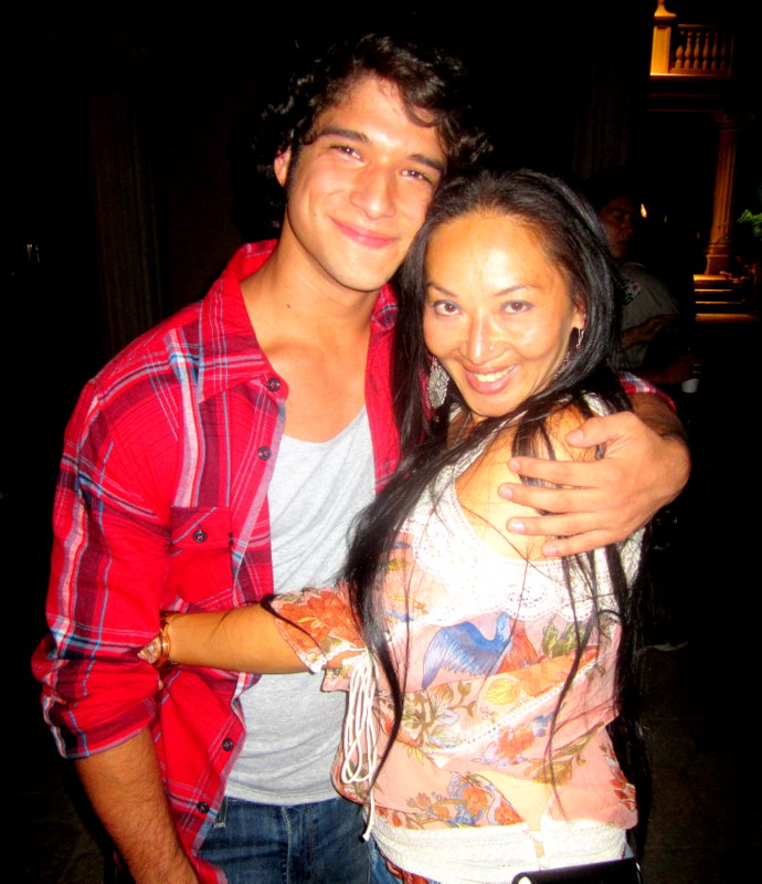 With Tyler Posey ( MTV's Teen Wolf ) on set of 