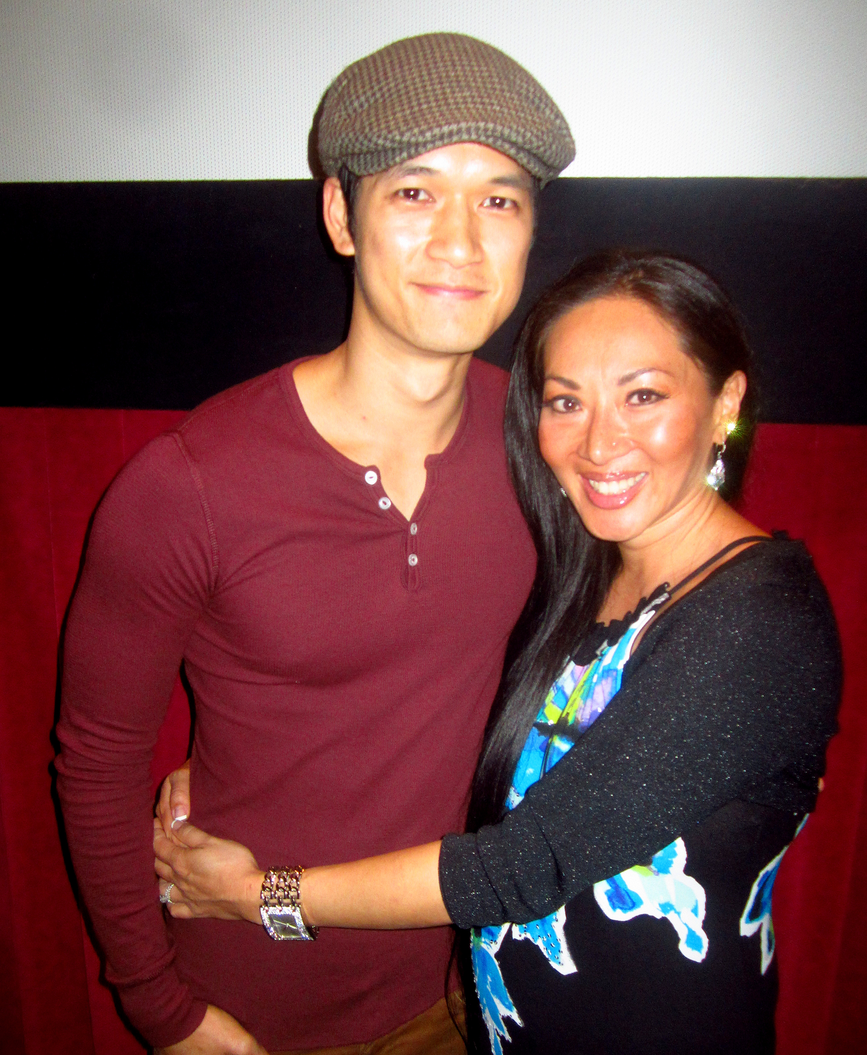 With Harry Shum Jr. ( Glee ) at 