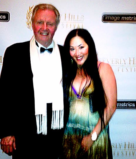 With Jon Voight at Beverly Hill's Film Festival Award's Banquet - 