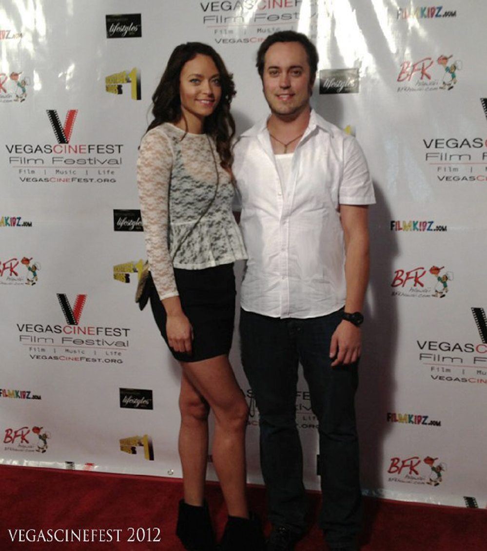 Jimmy Drain and Adiamond Baker at Cinefest Las Vegas.