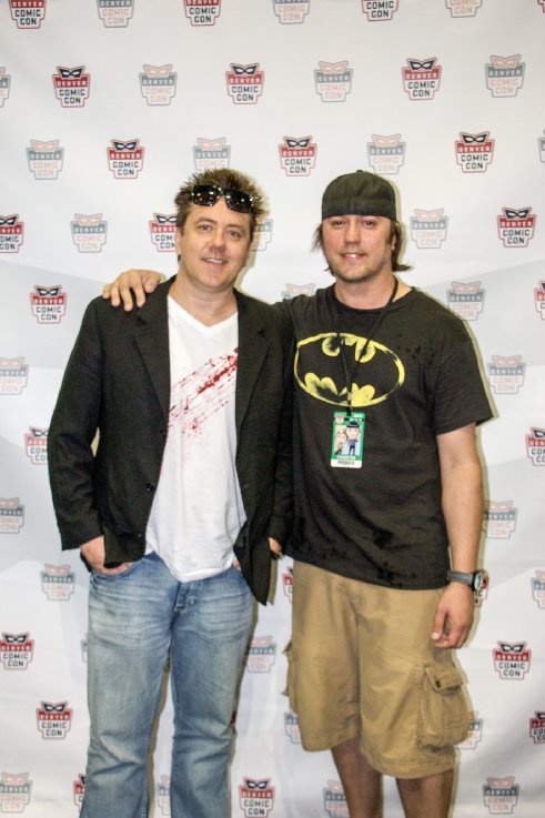 Director Brian McCulley and Actor Jimmy Drain at the Denver Comic Con 2015.